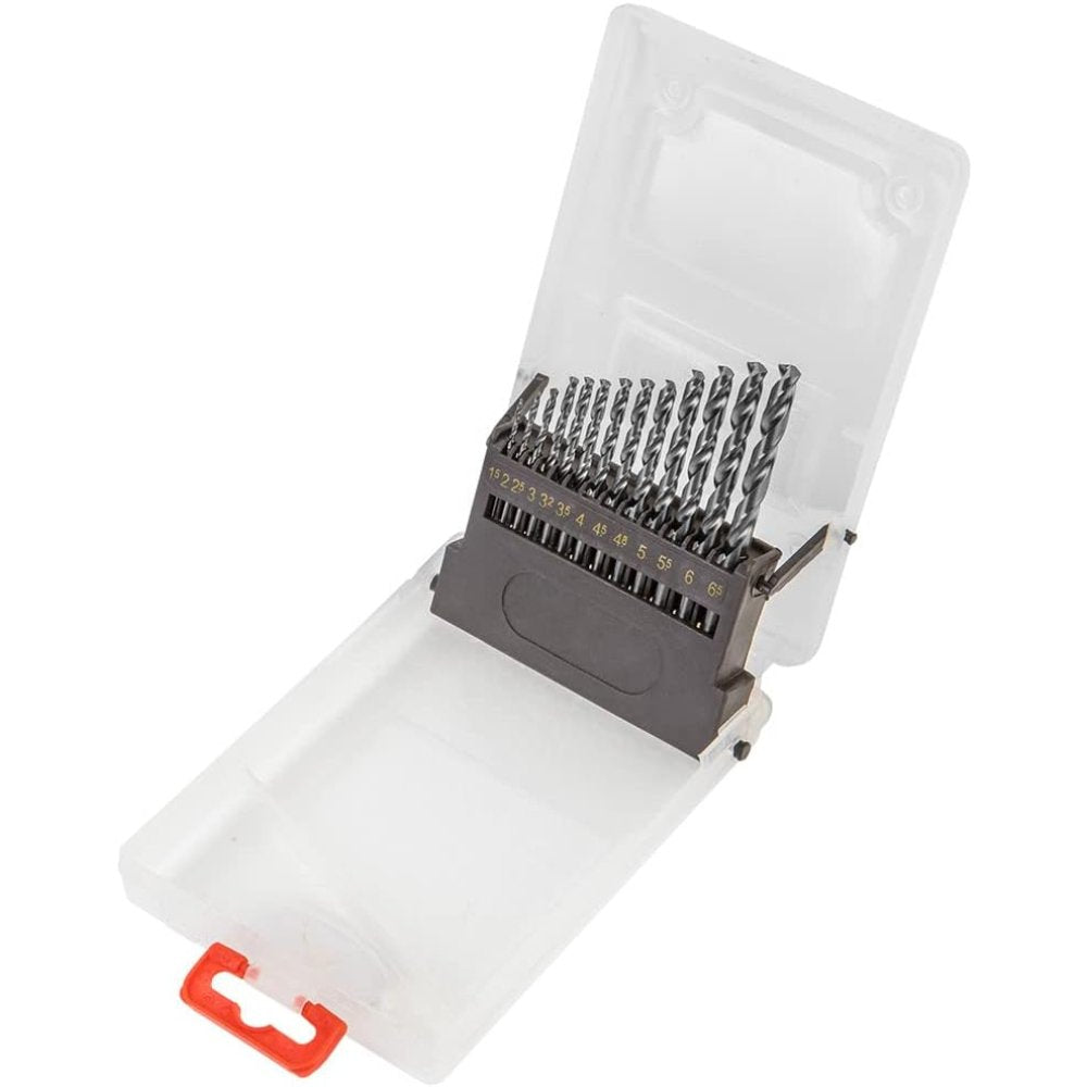 Topex 60h810 punta a spirale hss ss-g, 1.5 - 6.5 mm, set 13 p ds