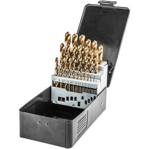 Topex 57h200 punte per metallo, , hss-tin, 1,0-13,0 mm, 25 pezz