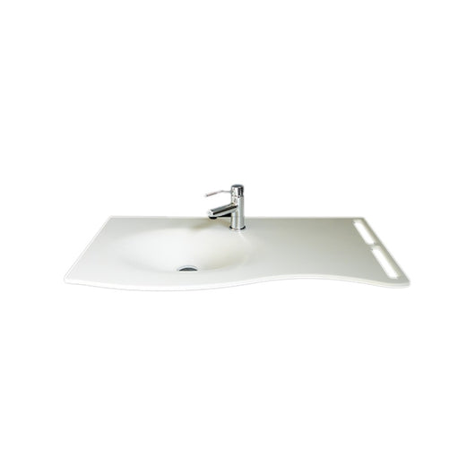 Lavabo joy flat cm92 con staffa bianco