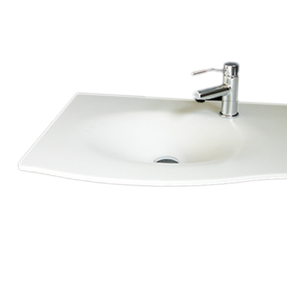 Lavabo joy flat cm92 con staffa bianco