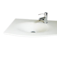 Lavabo joy flat cm92 con staffa bianco