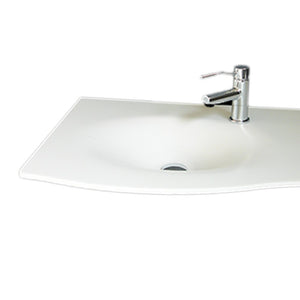 Lavabo joy flat cm92 con staffa bianco