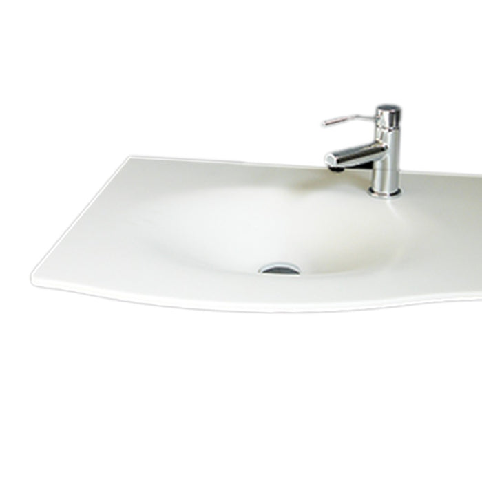 Lavabo joy flat cm92 con staffa bianco
