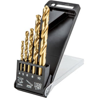 Topex 57h196 hss-tin punta a spi pirale, 4.0 - 10 mm 5 pezzi ds