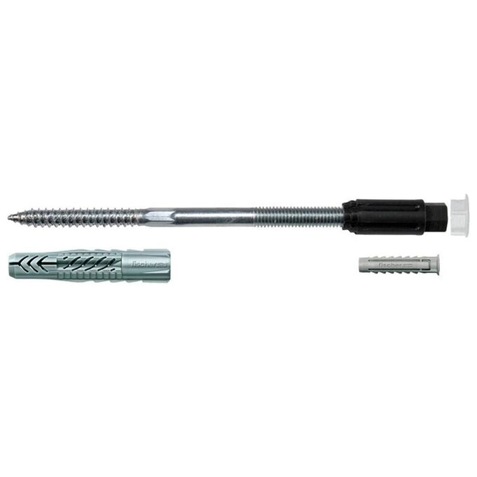 Fischer 45691 Thermax Fissaggio Distanziato Termicamente Isolato per Sistemi di Isolamento Termico Esterno ETICS M6 20 Pezzi colore Bianco