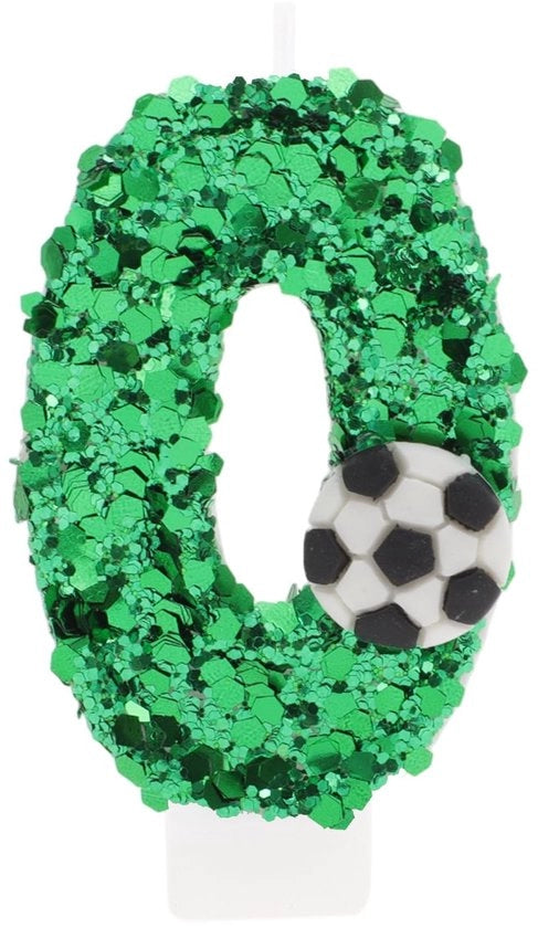 Candele per torta 3D - Decorazioni per torta - Inoffensive - Verde - 7,5 cm di lunghezza - Candele per torta