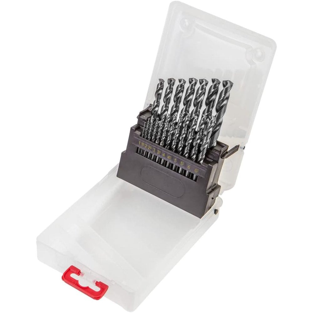 Topex 60h812 punta a spirale hss ss-g, 1.0 - 10.0 mm, set 19 pez