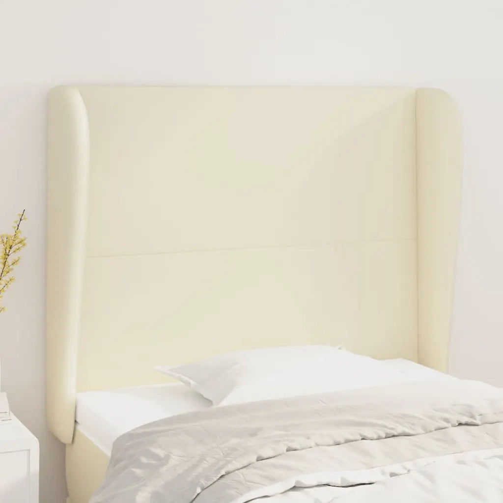 Testiera ad Orecchio Crema 103x23x118/128 cm in Similpelle 3117762