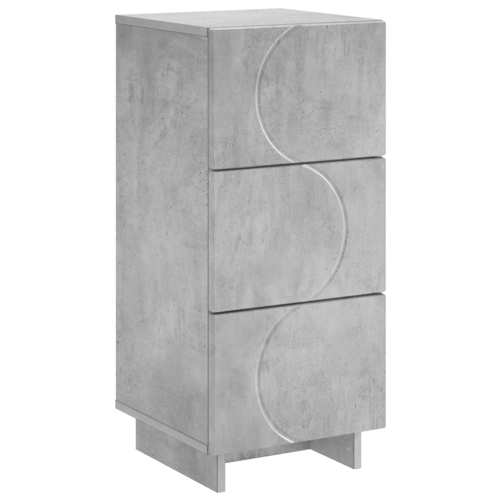 Credenza Grigio Cemento 33,5 x 34,5 x 75 cm 8011516