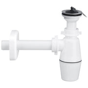 SIFONE A BOTTIGLIA PER LAVABO CON PILETTA e catenella 11/4 x 32- LIRA- pezzi 1