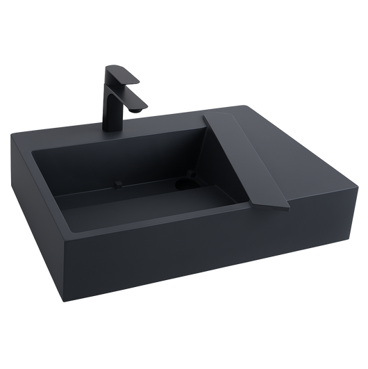 Lavabo In Conglomerato Archi 90 Cm Grey Matt