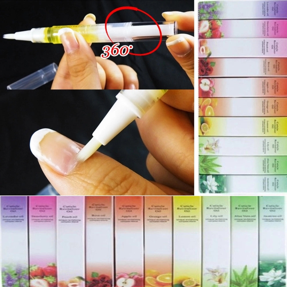 Trade Shop - 2x Penna Cuticole Olio Rivitalizzante Gel Con Vitamine E Pantenolo Unghie Unghia -