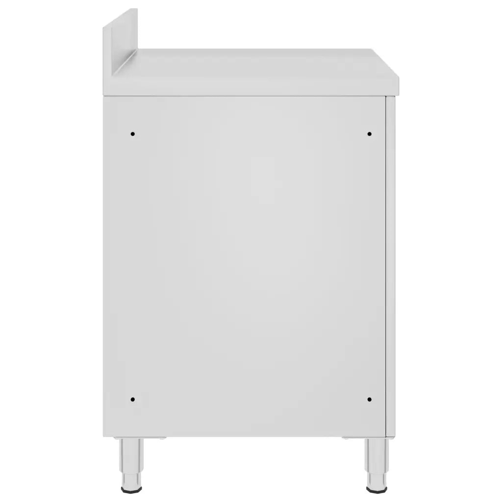 Mobiletto da cucina-Armadio da cucina Commerciale in Acciaio Inox 60x60x96 cm