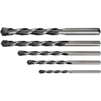 Topex 57h350 punte da muro, 4-10 10 mm, 5 pezzi, testa alata ds