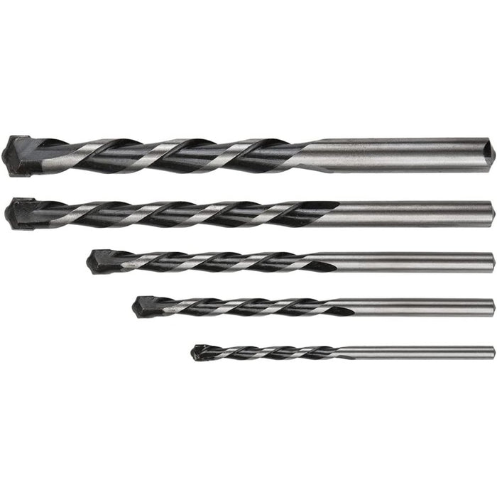 Topex 57h350 punte da muro, 4-10 10 mm, 5 pezzi, testa alata ds