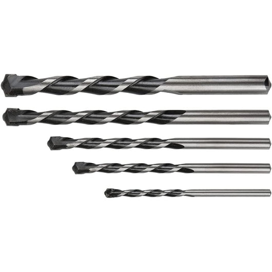 Topex 57h350 punte da muro, 4-10 10 mm, 5 pezzi, testa alata ds