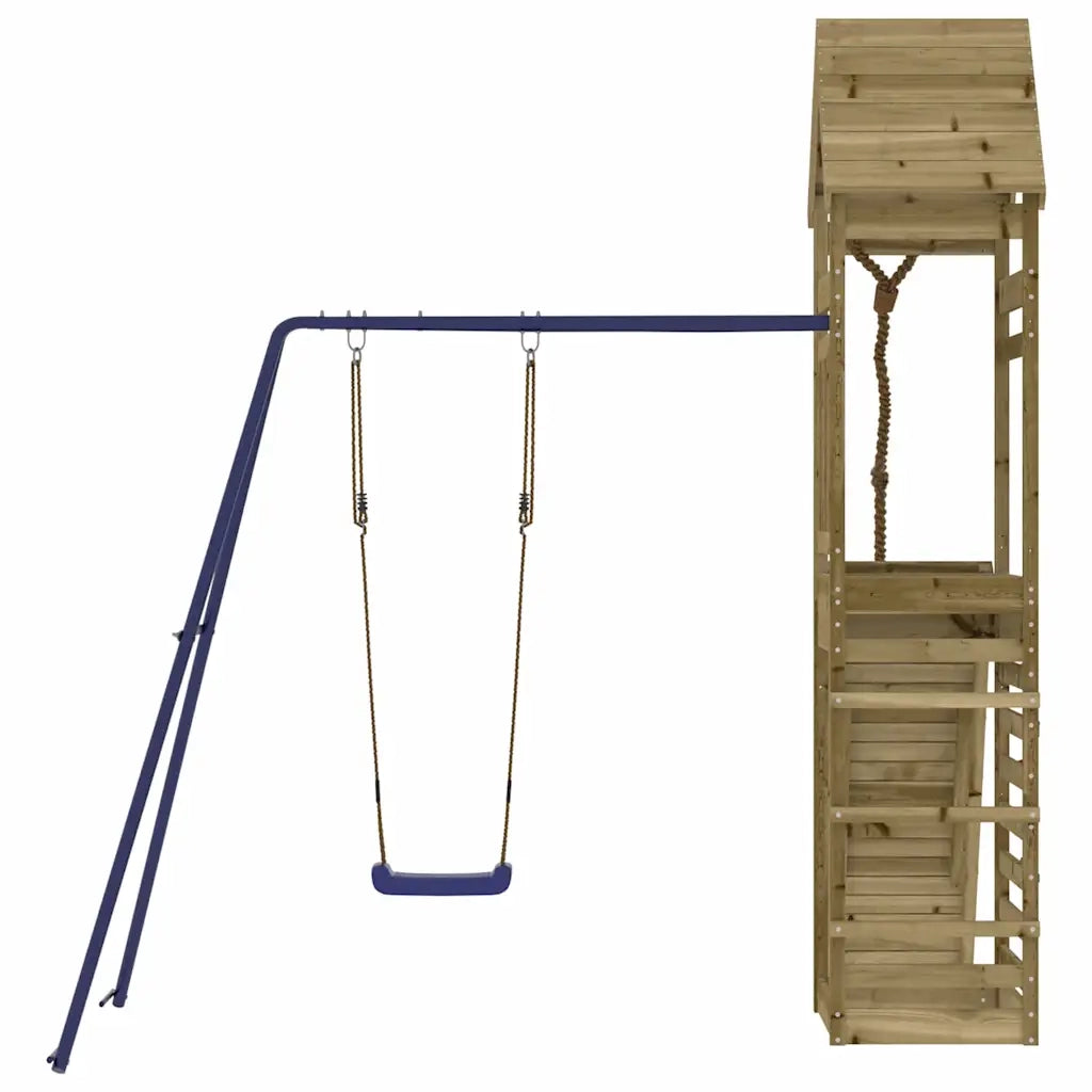 Set da Gioco da Esterno in Legno di Pino Impregnato 3156924