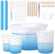 Set di Contenitori in Silicone con Accessori - 600ml, 250ml, 100ml