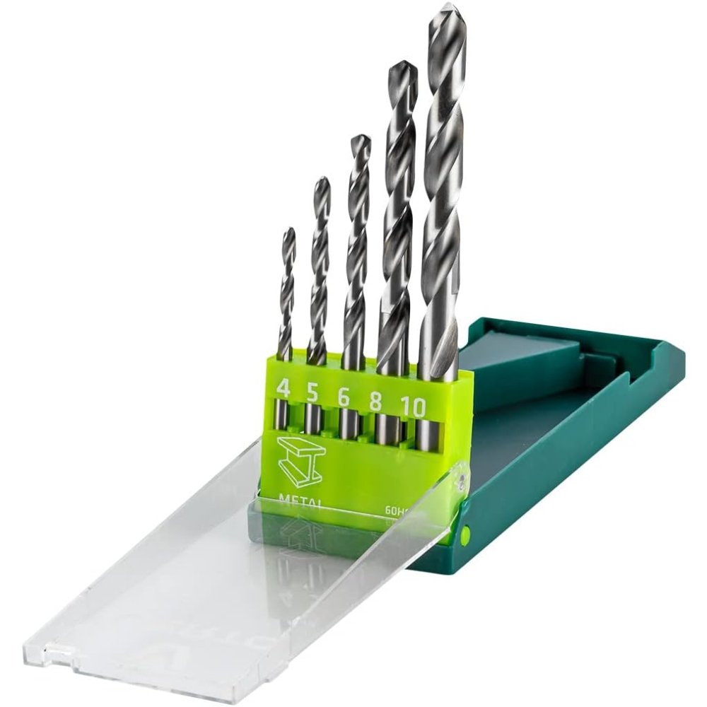 Topex 60h000 punte per metallo, , hss-g, 4,0-10,0 mm, 5 pezz ds