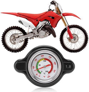 Difetto di raffreddamento con display della temperatura - Sostituzione per CR250R 1989-2007 - Ricambio per Wildcat X 1000 - Sostituzione per MULE 3010 4x4 - Materiale metallico/alleggerito - Pressione di 1,8 Bar - Difetto di raffreddamento radiatore