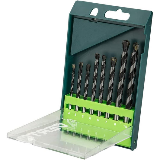 Topex 60h302 punta da muro attac acco rotondo set 8 pezzi - 4 ds