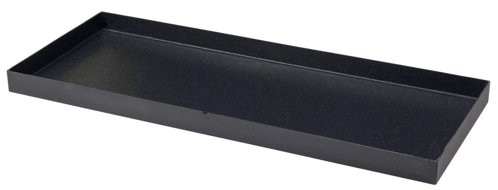 Sottovaso 101x41x5,5cm in Resina Tulli Schio 100 Antracite