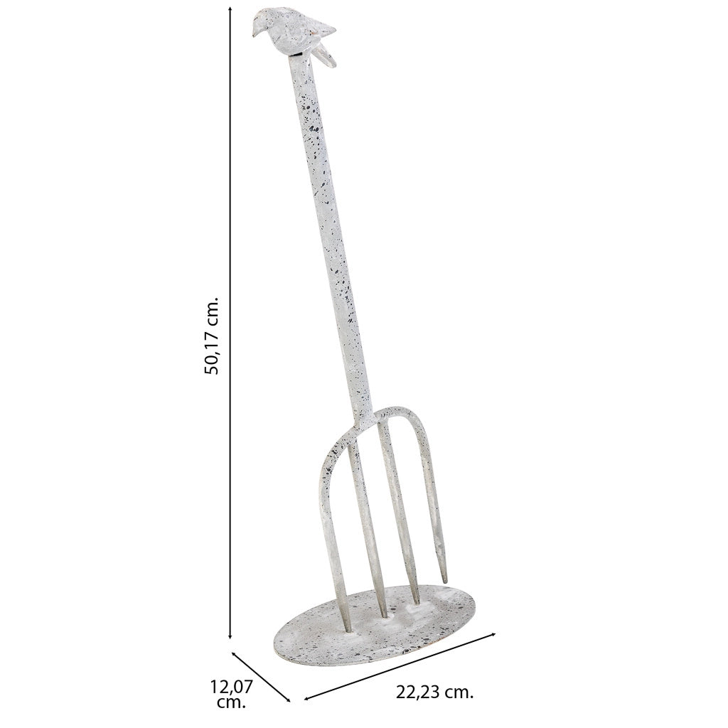 Forcone da giardino in metallo 22,23x12,07x50,17h cm