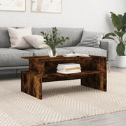 Tavolino da Salotto Rovere Fumo 90x55x42,5 cm Legno Multistrato