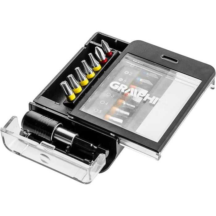 Topex 56h616 set inserti giravit ite 15 pezzi inserti da 14 mm ds