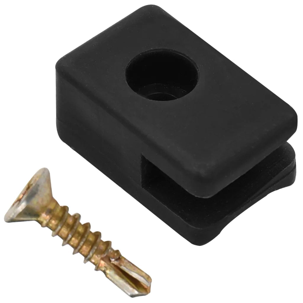 Supporto per Fili Recinzioni Giardino e Vite 100 Set Antracite CFW5335881