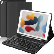 Tastiera e Copertura per iPad 9° e 8° Generazione | Tastiera Bluetooth Senza Filo con Layout Italiano | Custodia Tablet Sottile