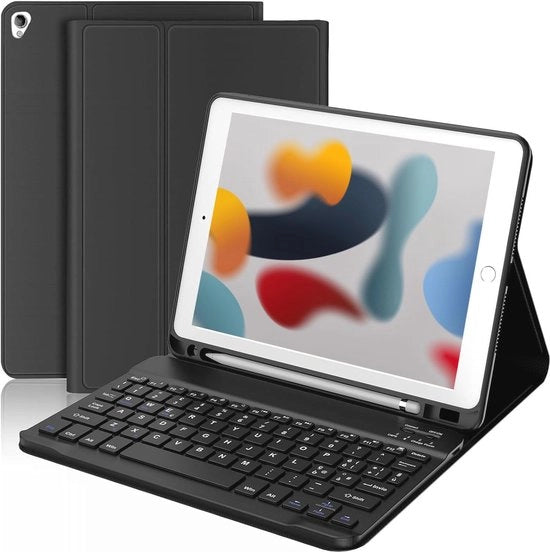 Tastiera e Copertura per iPad 9° e 8° Generazione | Tastiera Bluetooth Senza Filo con Layout Italiano | Custodia Tablet Sottile