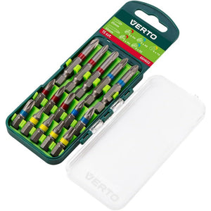 Topex 66h602 set di inserti gira ravite 15 pezzi 25 mm - 3 x p ds