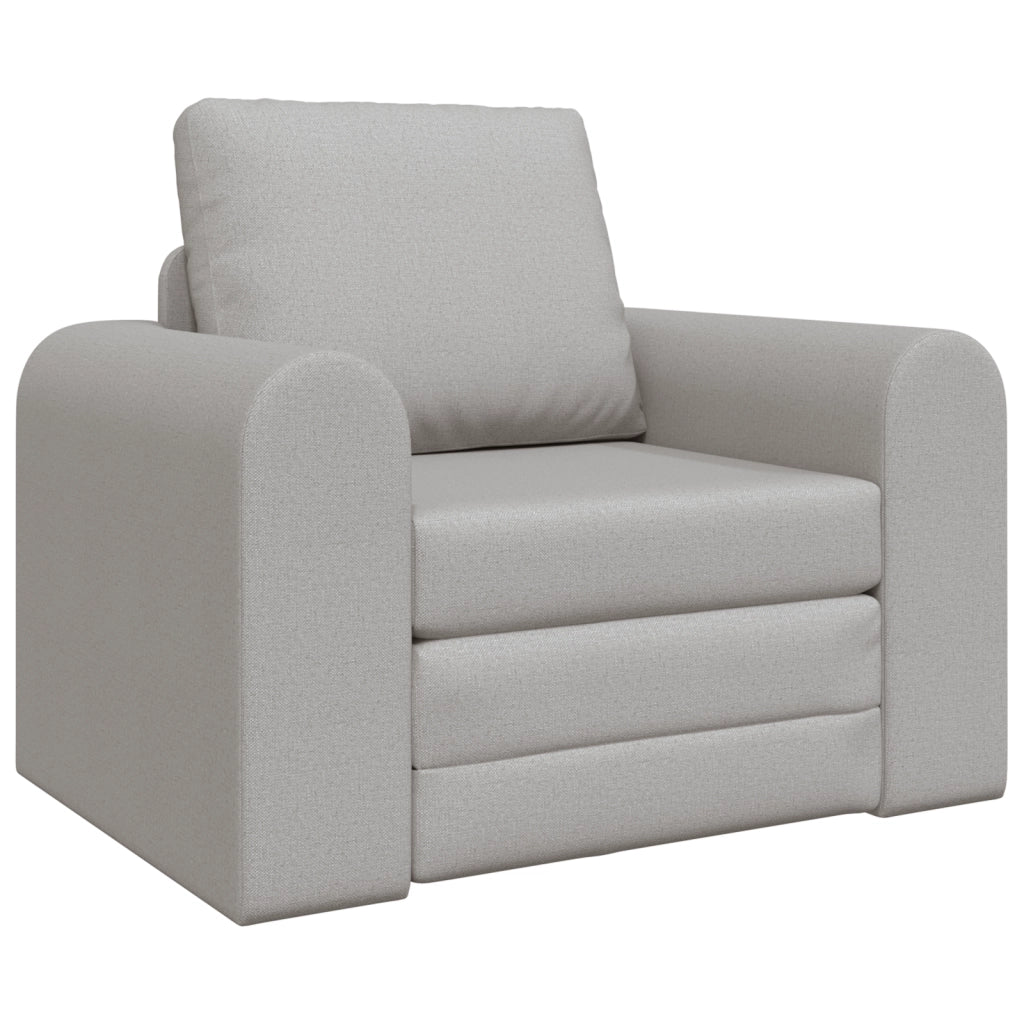 Divano Letto 2-in-1 Grigio Nuvola 98x71x83 cm Tessuto