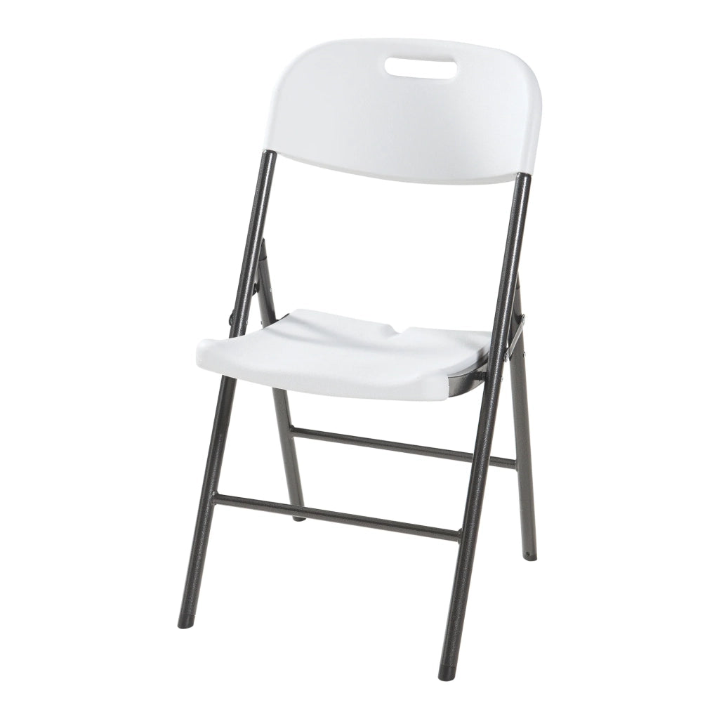 Set di 4 sedie pieghevoli 87 x 46 x 53 cm bianche 03_0009843