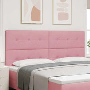 Testiera Rosa 200 cm Velluto 3337872