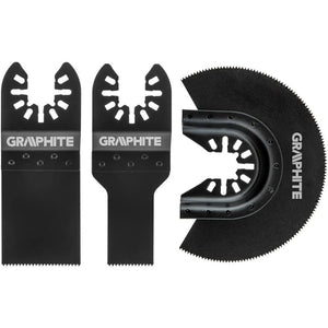 Topex 56h070 set lame da taglio o per legno, 3 pezzi ds