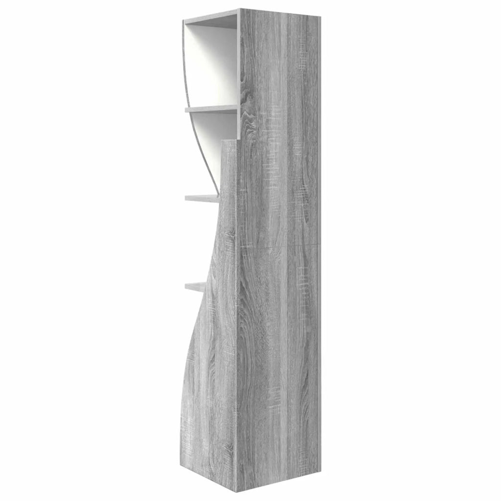 Mobile angolare 32x32x140cm Legno ingegnerizzato Grigio Sonoma 889881