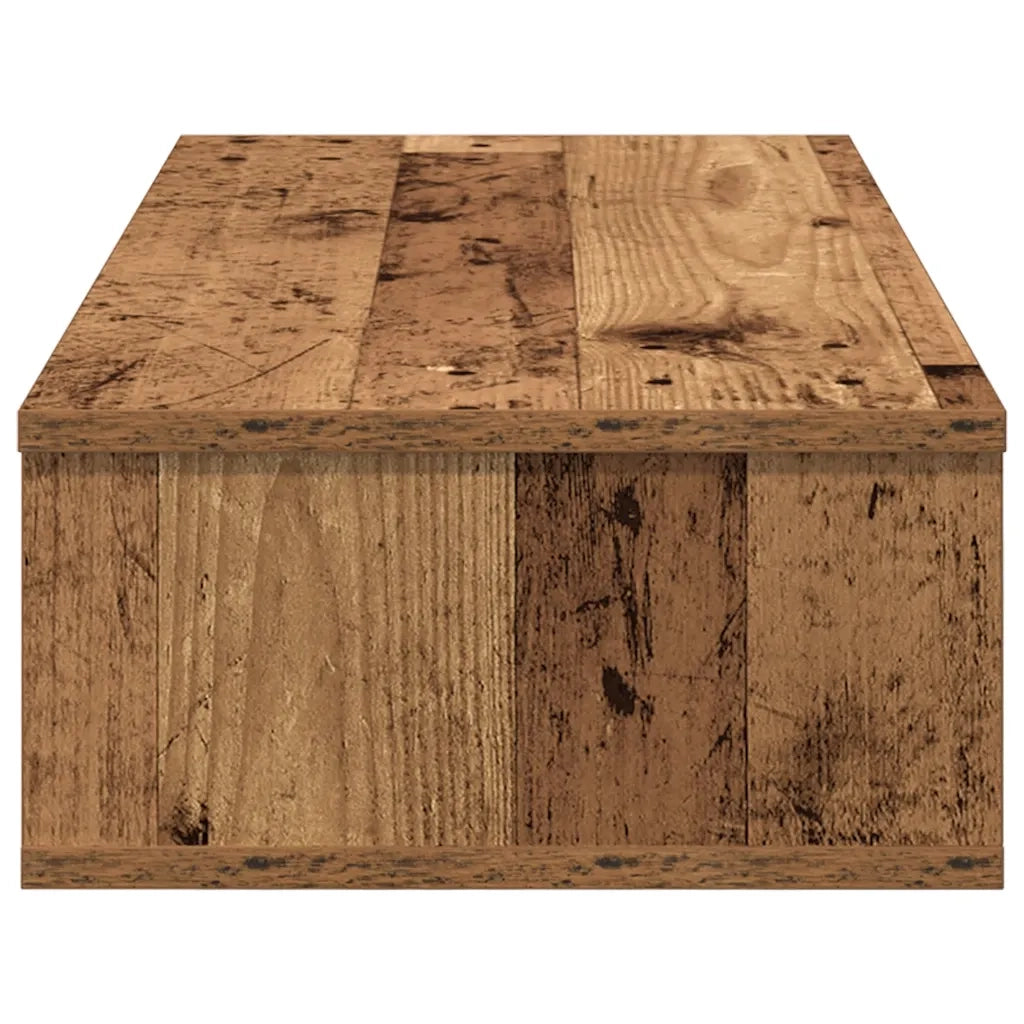 Scaffale a Parete con Cassetti Antico 80x31x17 cm in Truciolato 859957