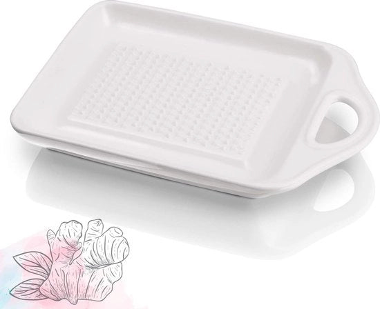 Gemma per pepe, aglio, noce moscata, sedano, carote ecc. | materiale ceramico di alta qualità | punte affilate per risultati ottimali | resistente al lavastoviglie | con contenitore per residui | disco ceramico.