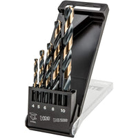 Topex 55h086 punte elicoidali hs hss-cnc 124 pro-tec 4.0 - 10 d