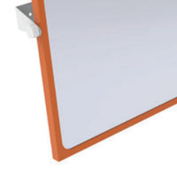 Specchio reclinabile serie leonardo 60x70 cm arancio