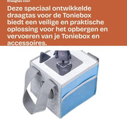 Accessorio per Toniebox con tasche portatile e contenitori di stoccaggio con fori