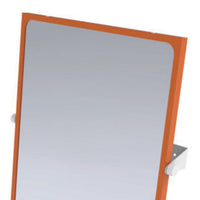 Specchio reclinabile serie leonardo 60x70 cm arancio