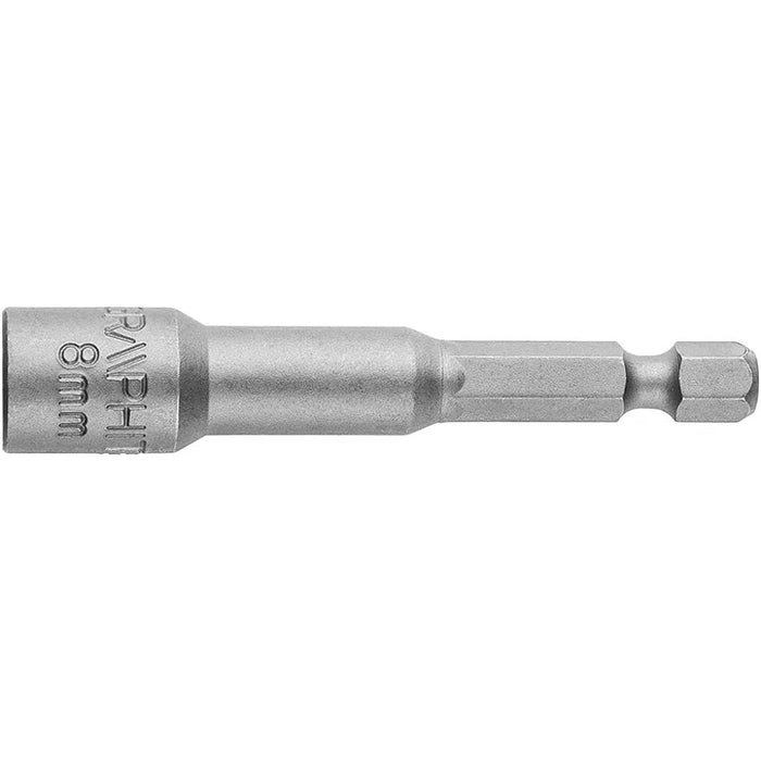 Topex 57h992 bussolotto magnetic ico, 8 x 65 mm, attacco 1/4 ds