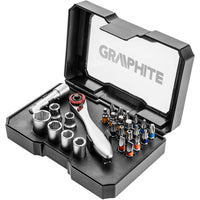 Topex 56h604 screwdriver bit and nd set di bussole 26 pezzi in ds