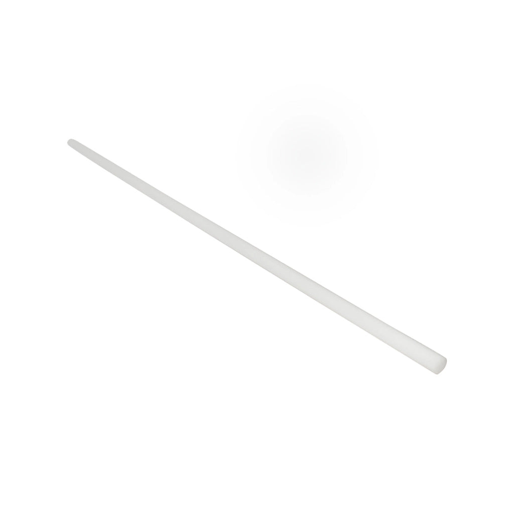Barra di poliammide, poliossimetilene-poliacetale POM bianca 1000x20mm 0.48 KG.