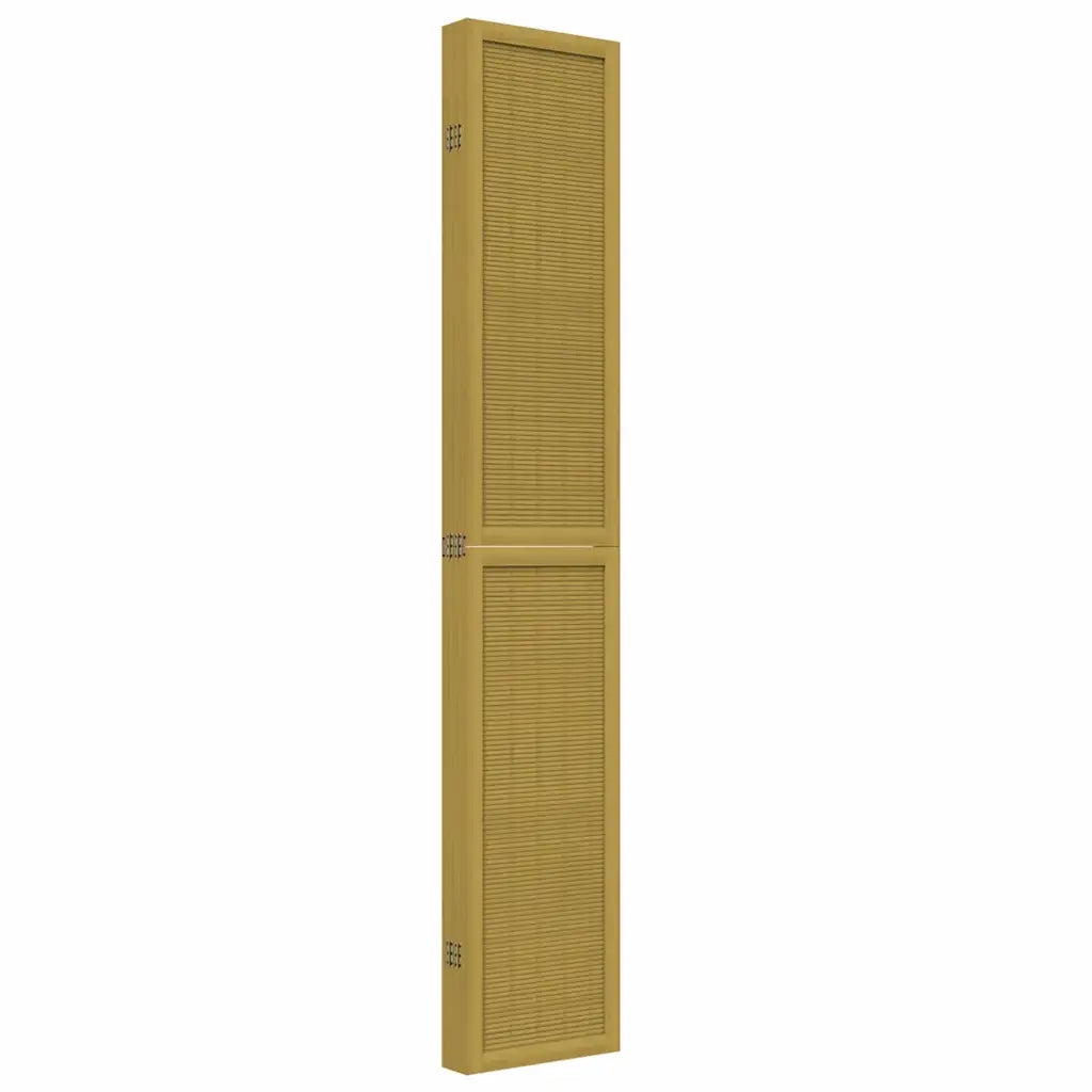Divisorio Ambienti 6 Pannelli Marrone Legno Massello Paulownia