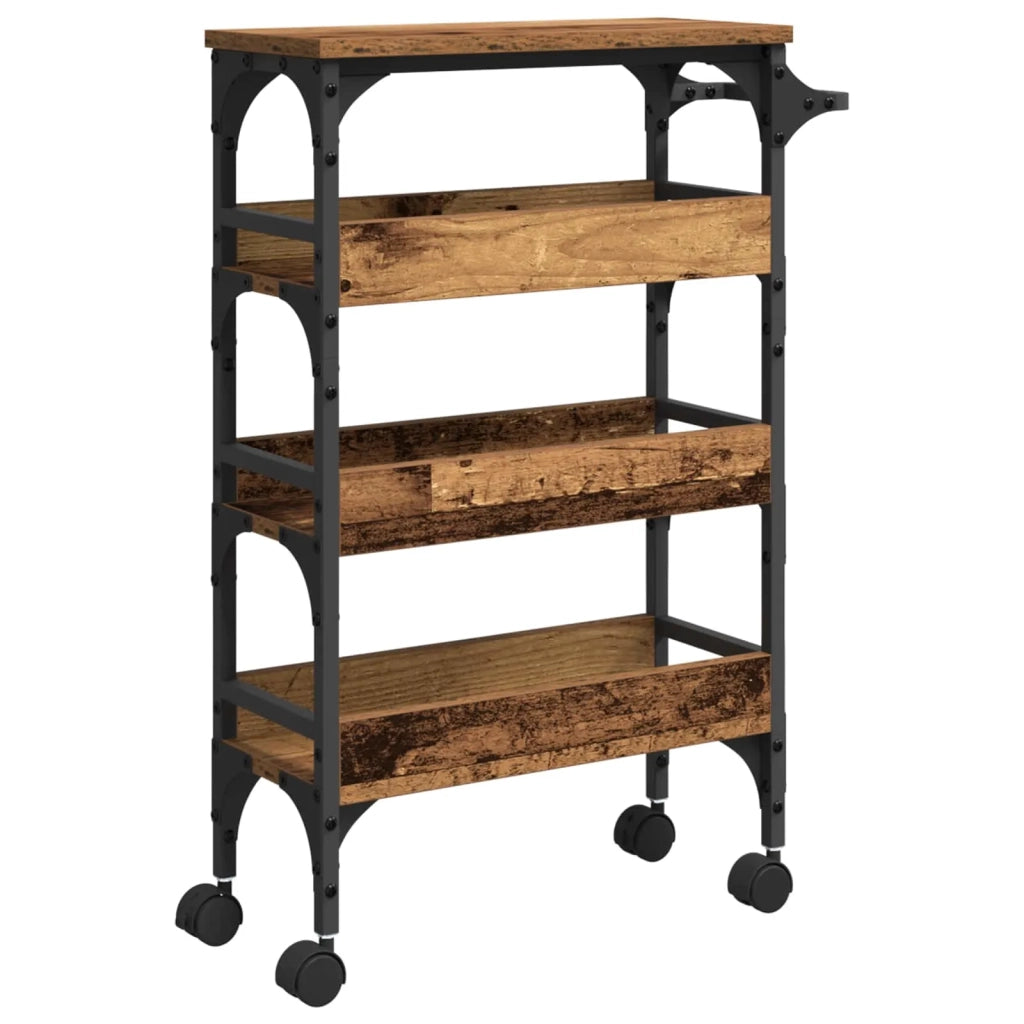 Carrello da Cucina Legno vecchio 53 x 20 x 76 cm CFW2864660