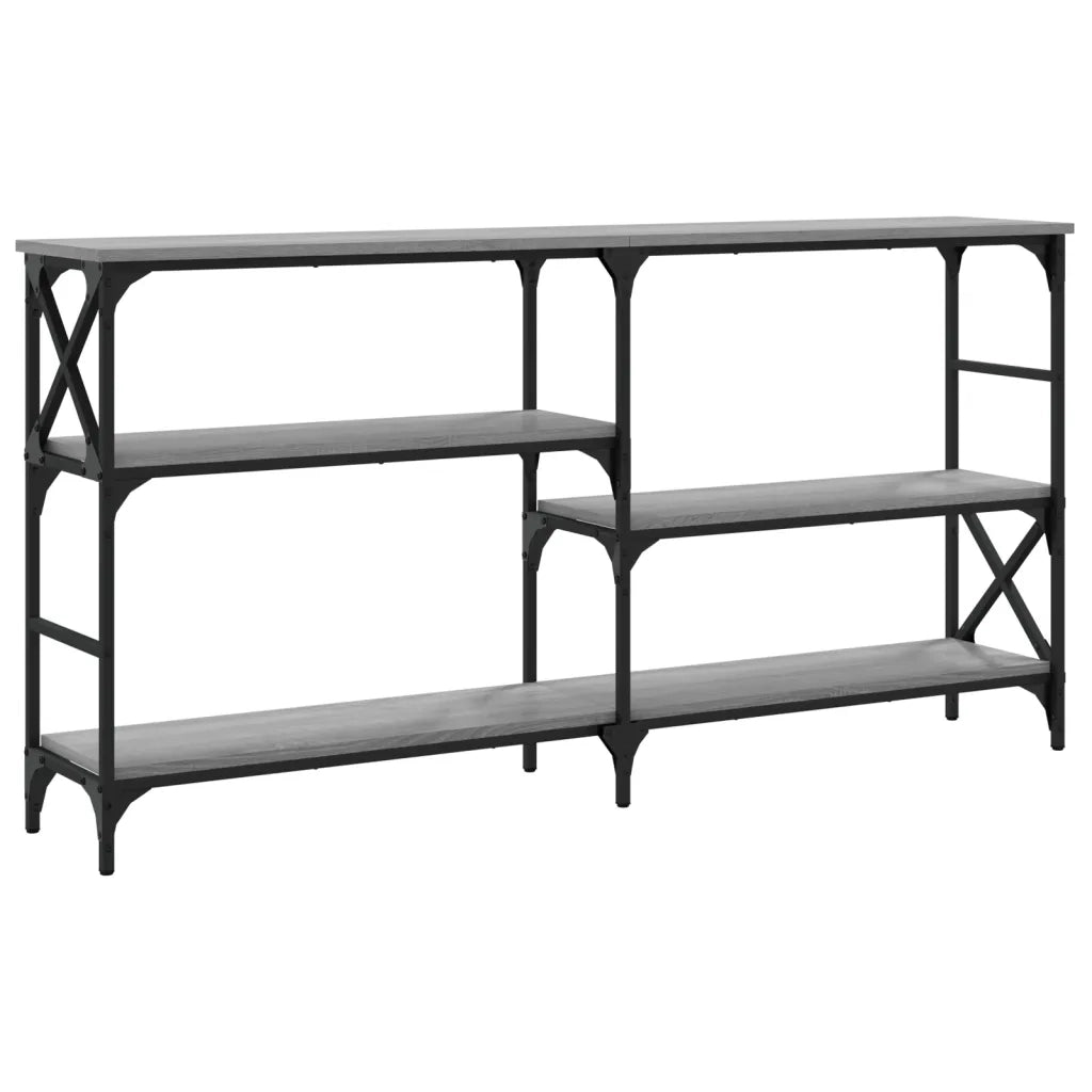 Tavolo Consolle | Tavolo d'Ingresso Grigio Sonoma 150x29x76,5 cm Legno Multistrato